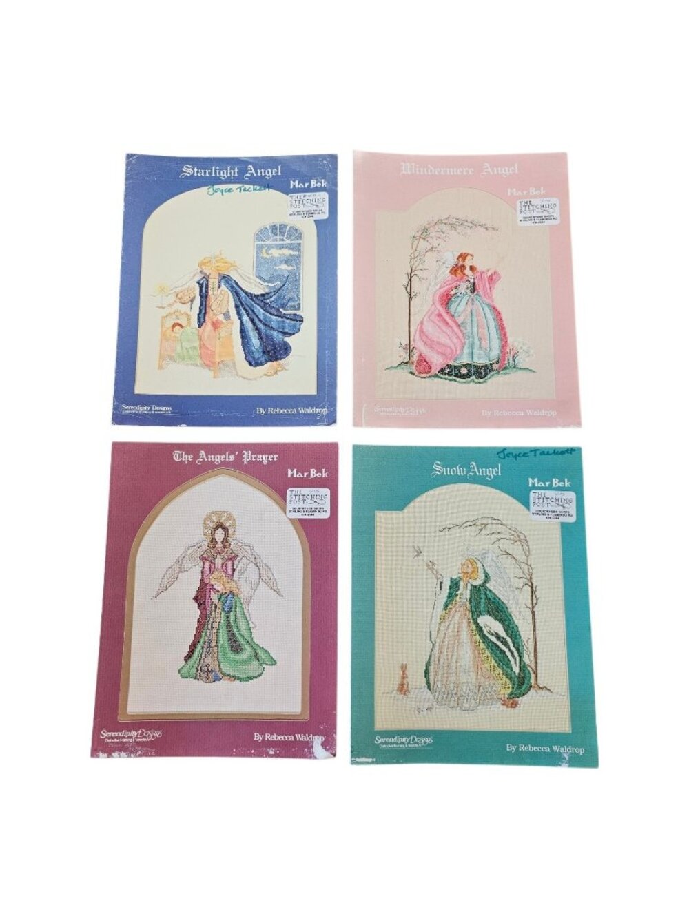 Angel Cross Stitch Patterns Rebecca Waldrop Serendipity Designs Mar Bek Lot 4